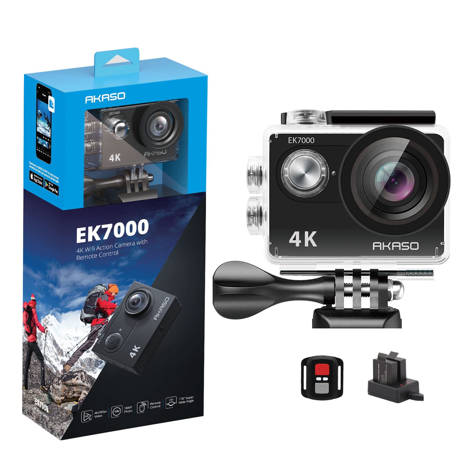 AKASO Action Camera 1080P HD WiFi 